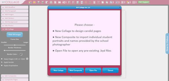 BYP Collage – Adobe Flex based online Year Book publishing