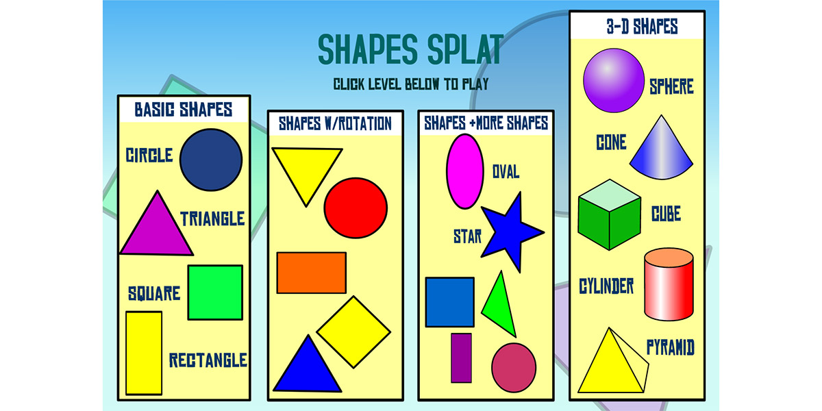 Identify Shapes – Web and Mobile game