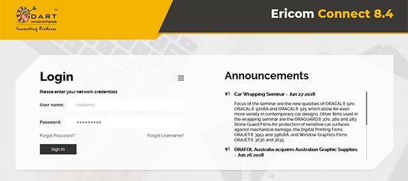 Ericom Connect 8.2 customization demo has been updated to Ericom Connect 8.4