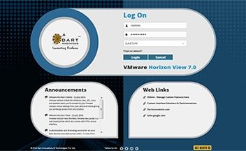 VMware Horizon View 7.2 interface demo has been launched