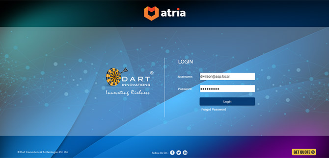 Automate101 Atria 12.13 custom branding demo has been up