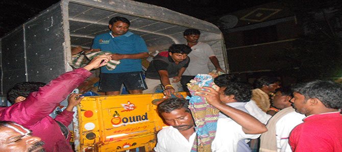 Relief activities by DARTians during Chennai Flood