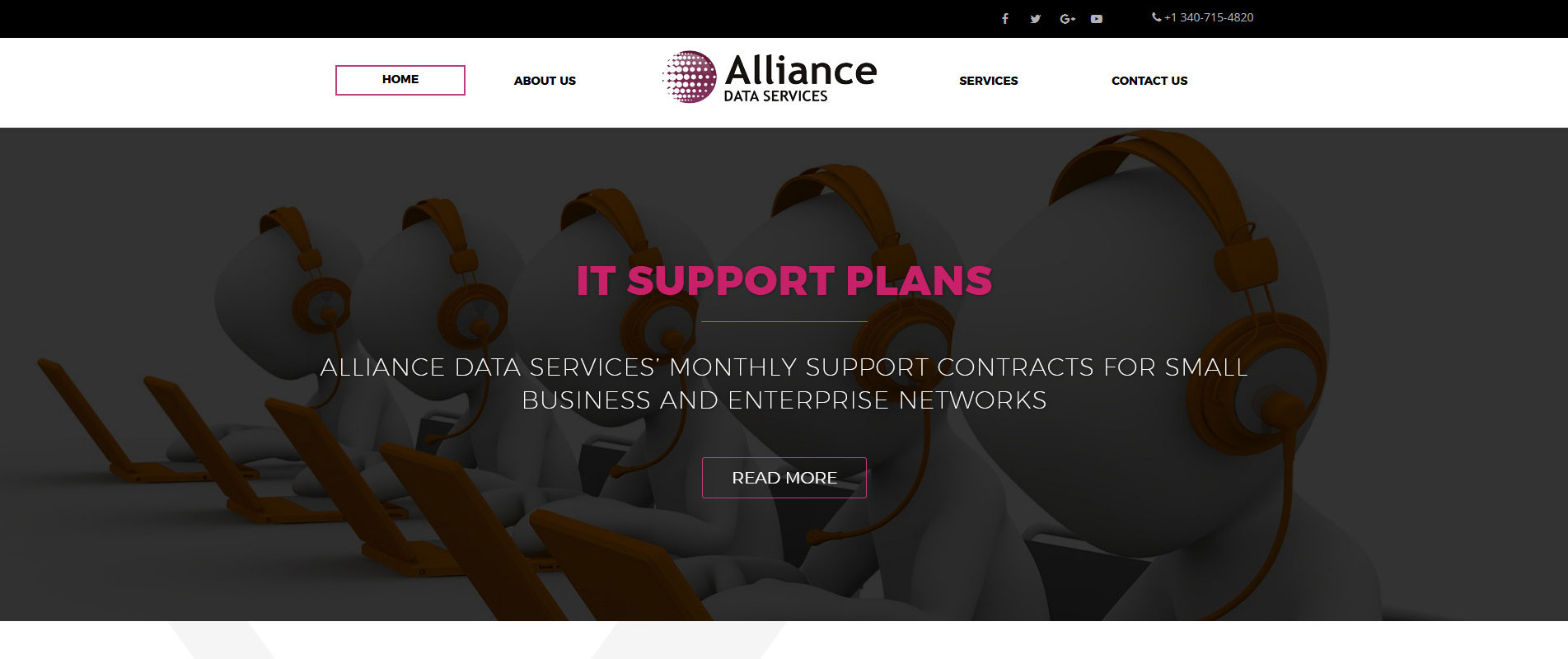 Alliance Data– WordPress website