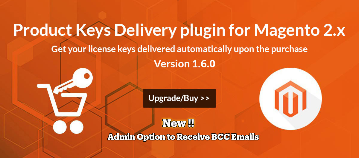 The Product Key Delivery plugin 1.6.0 for Magento 2.x has been released.