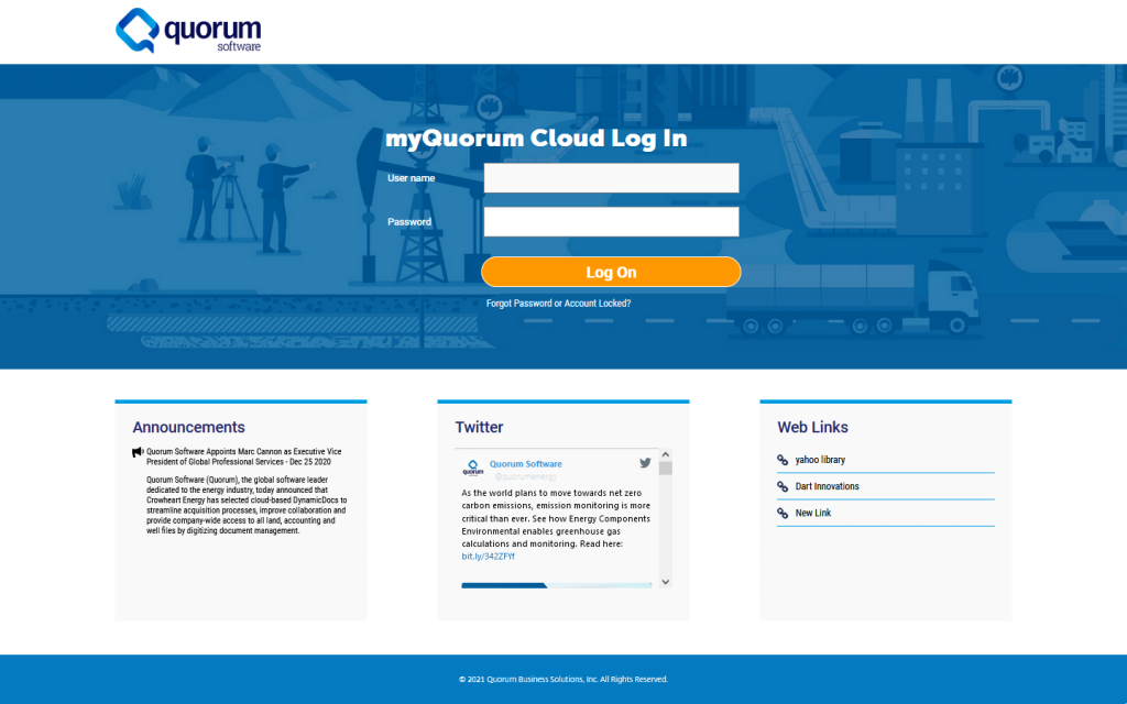 Quorum – Citrix ADC 12.1 Login