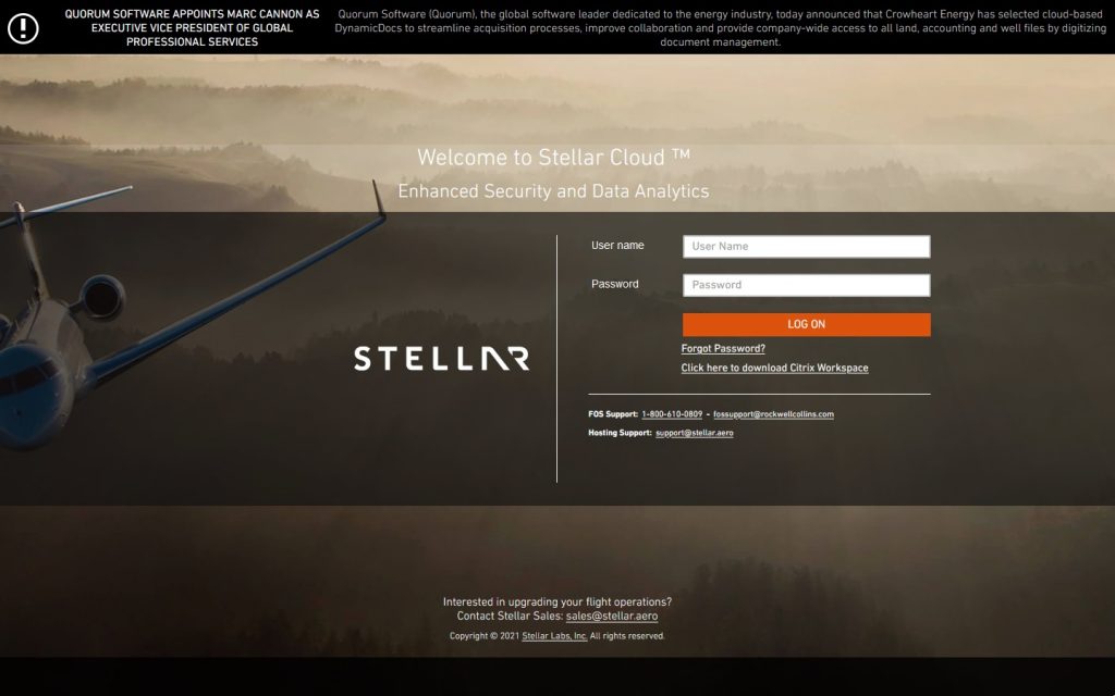 Stellar Cloud – Citrix ADC(Netscaler) 12.1 Login