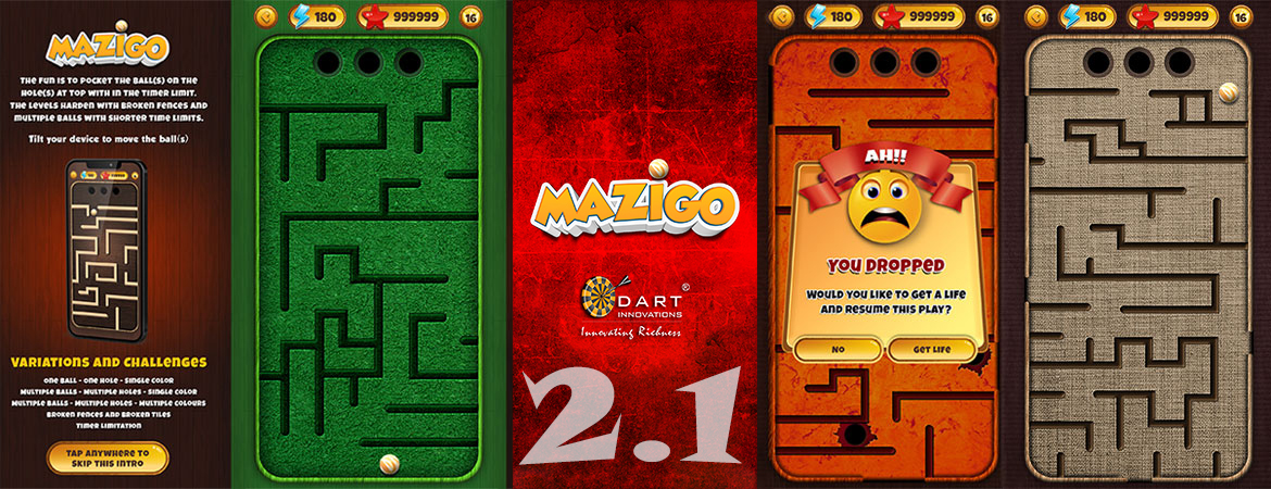 Mazigo 2.1 has been released on Android Play Store today