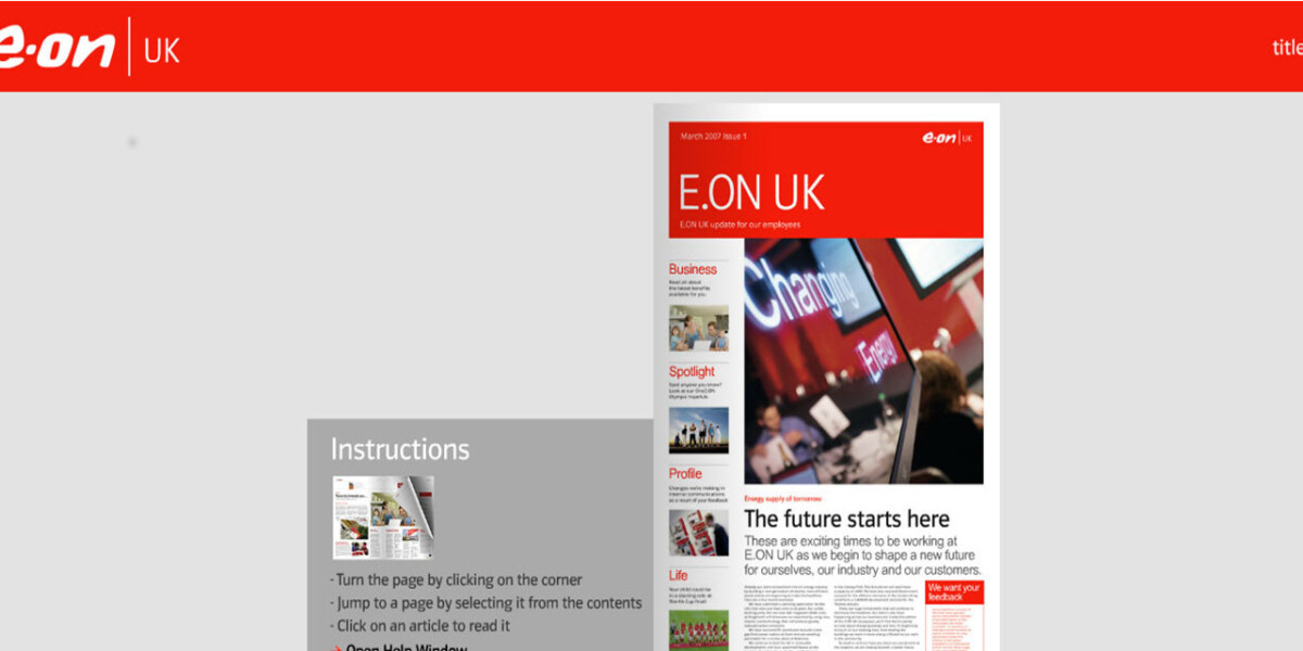 It is a Flip Book developed in Adobe Flash to display the news paper content in digital format with a feel of reading actual news paper.