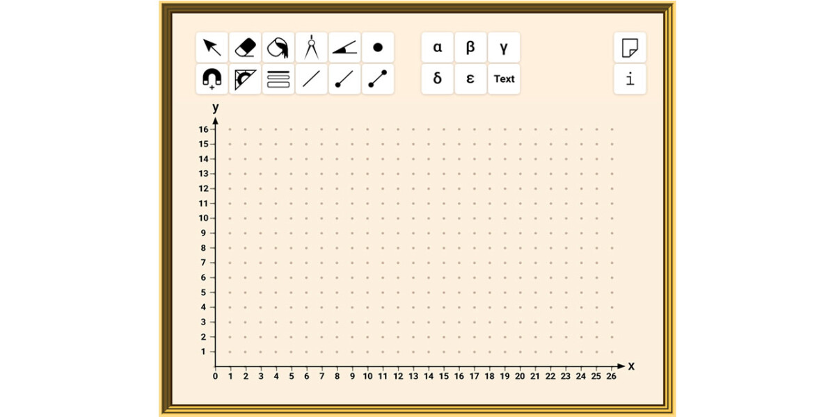 This is an online Geometry tool developed using Angular and CreateJS library. This has all the important geometry features like Compass, Protractor, Snap To Grid, drawing various shapes and may more. It uses CreateJS library for drawing complex graphical figures on screen.