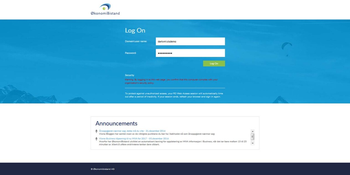 Custom RD Web Branding.