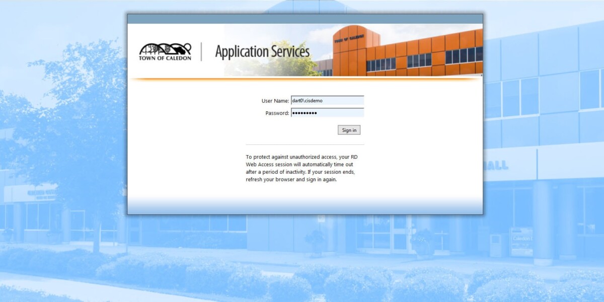 Custom RD Web Branding.