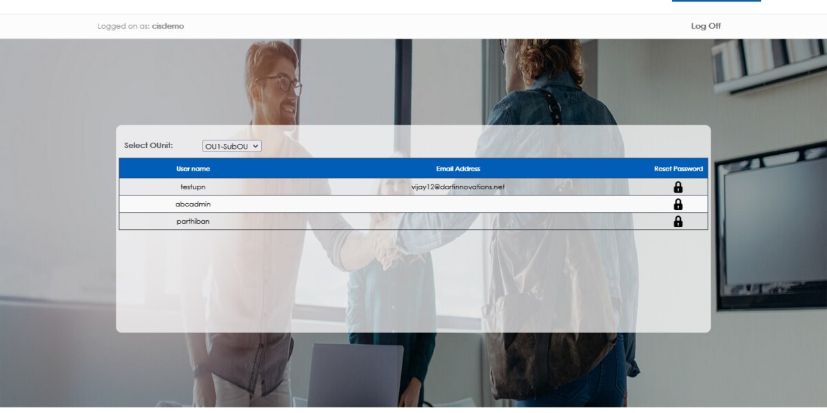IAdmin – Manage Password IAdmin – Manage Password