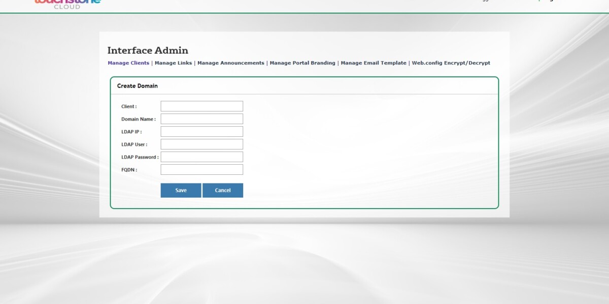 IAdmin – Create Domains IAdmin – Create Domains