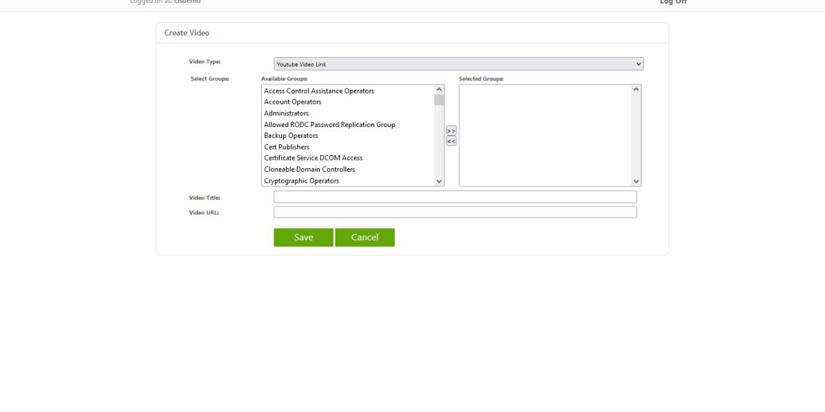 IAdmin – Create Videos IAdmin – Create Videos