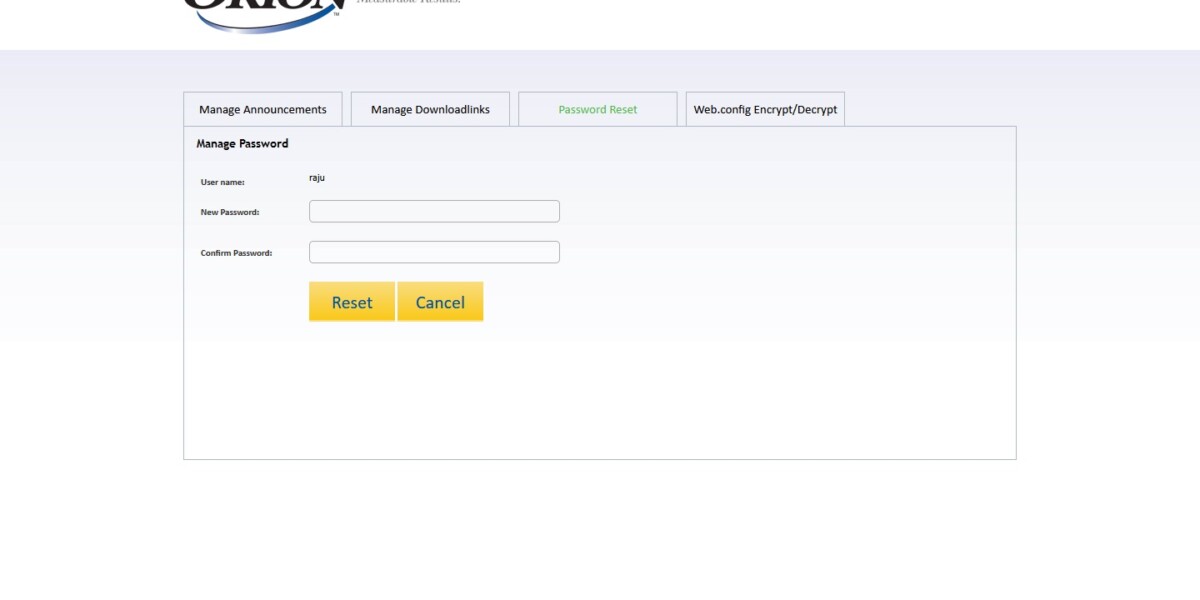 IAdmin – Reset Password IAdmin – Reset Password