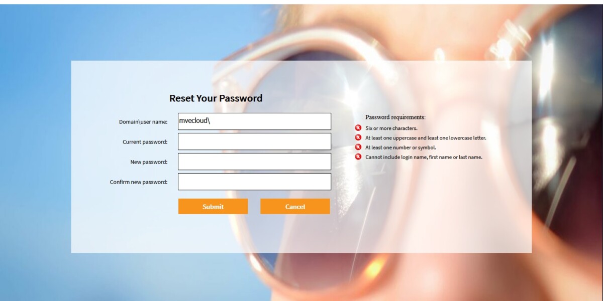 Eye Care Leaders – MS RD Web – 2012 Password Reset Eye Care Leaders – MS RD Web – 2012 Password Reset