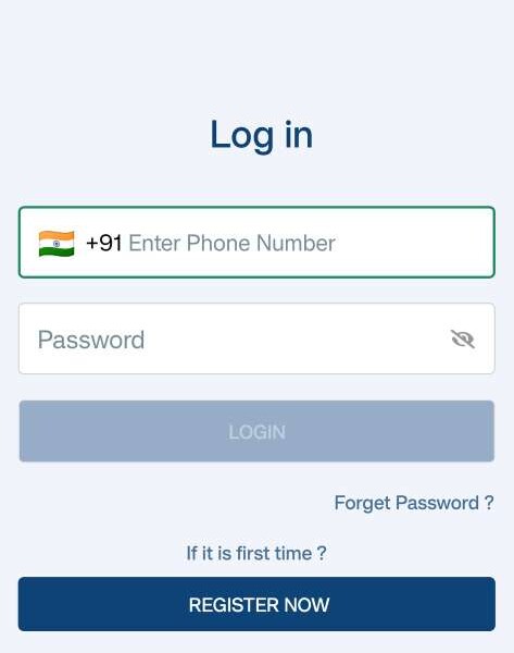 VetNvet Client Connect Mobile App – Login Page